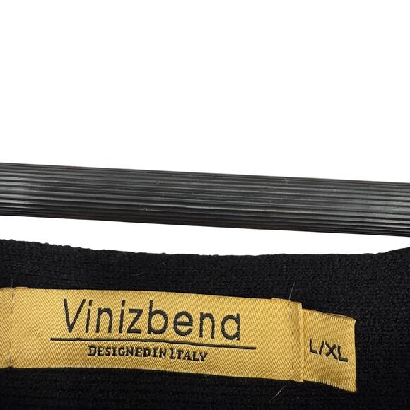 Vinizbena ITALY Super Soft Large/XL Love Cherries Knit Sweater Shirt Top Artsy - Picture 2 of 6